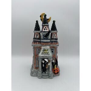 Blue Sky Clayworks Hotel of Horrors Vampire Tealight Candle Holder Halloween